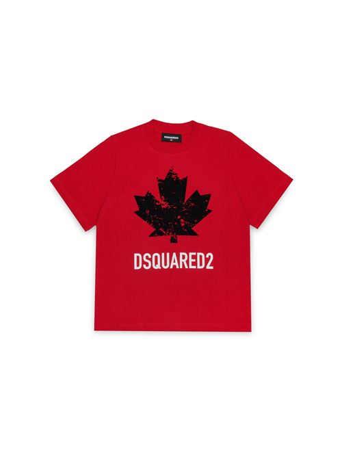 D2T1175U SLOUCH FIT T-SHIRT DSQUARED2 JUNIOR | DQ2982 D00XM/DQ423
